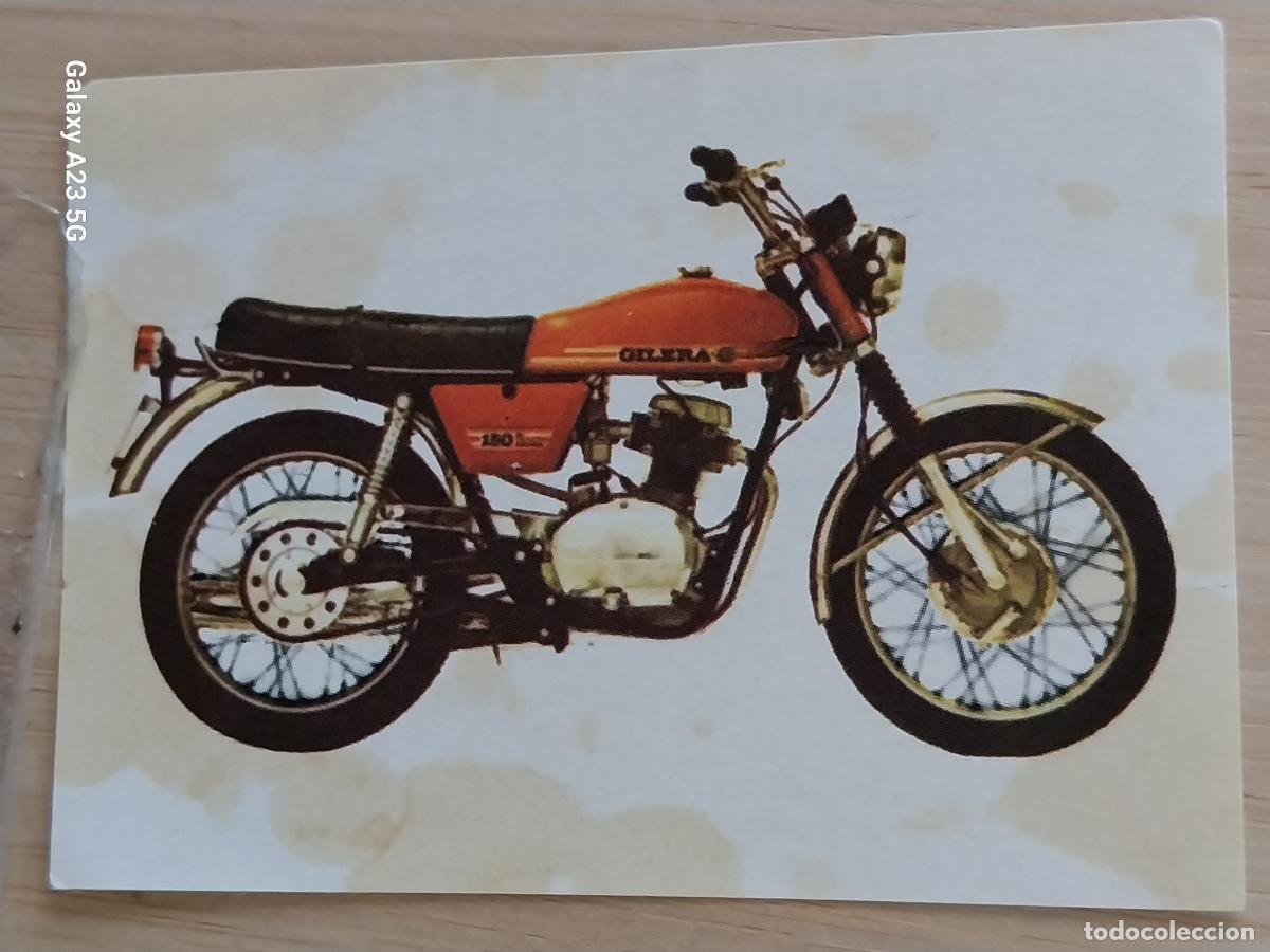 Coleccionismo cromos antiguos: GILERA 1 50 BIMBO A&Ntilde;O 1975 MUNDO MOTOS CROMO 53 SIN PEGAR NUNCA PASTELITOS