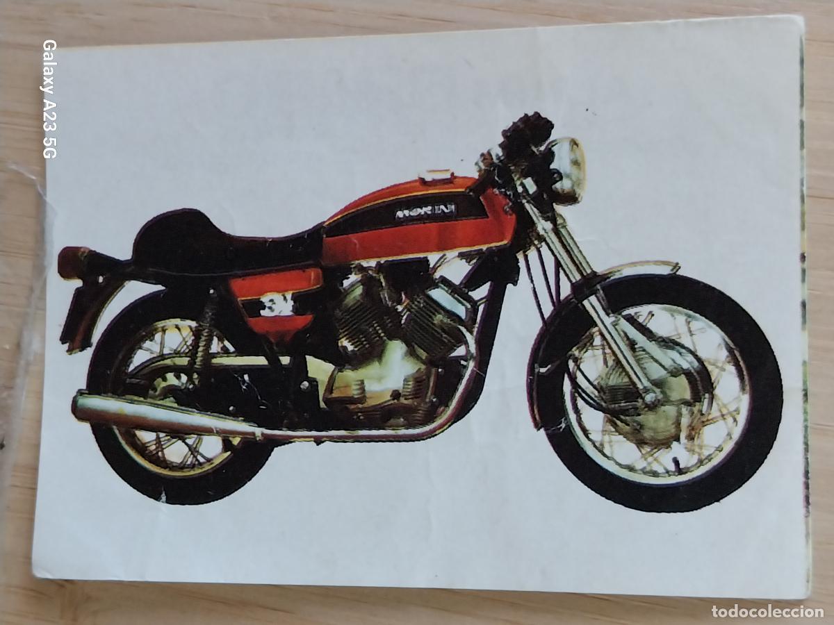Coleccionismo cromos antiguos: MORINI SPORT BIMBO PASTELITOS A&Ntilde;O 1975 MUNDO MOTOS CROMO 47 SIN PEGAR NUNCA