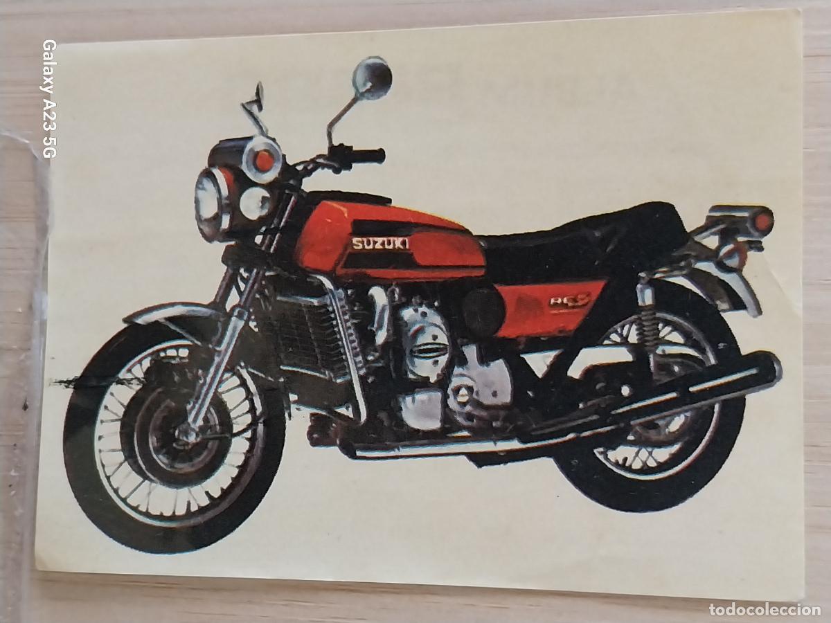 Coleccionismo cromos antiguos: SUZUKI R.E.S. BIMBO PASTELITOS A&Ntilde;O 1975 MUNDO MOTOS CROMO 38 SIN PEGAR NUNCA