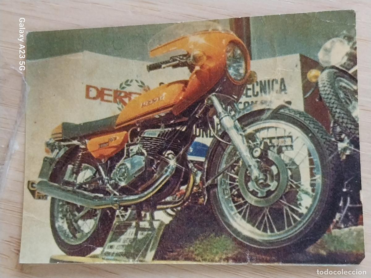 Coleccionismo cromos antiguos: DERBI 2002 BIMBO PASTELITOS A&Ntilde;O 1975 MUNDO MOTOS CROMO 39 SIN PEGAR NUNCA