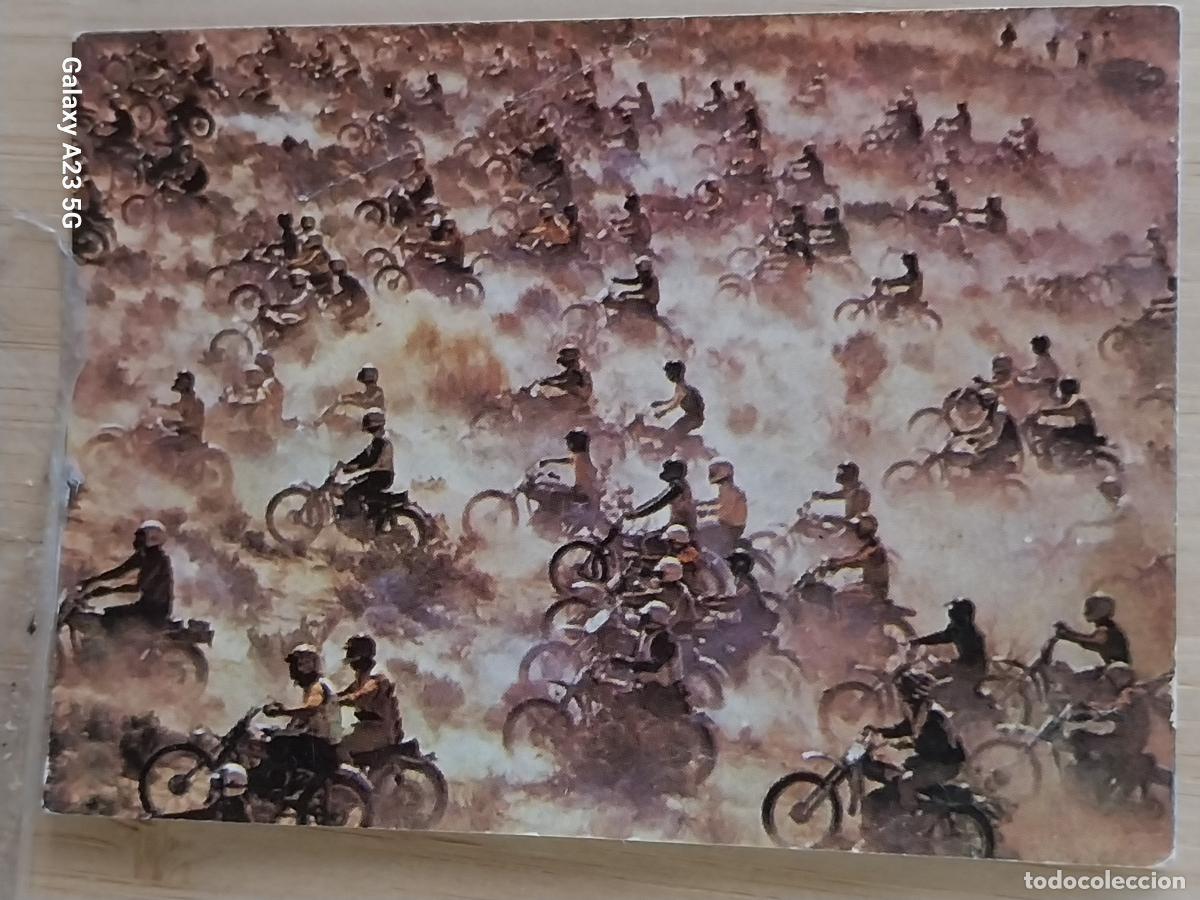Coleccionismo cromos antiguos: CARRERA DESIERTO BIMBO PASTELITOS A&Ntilde;O 1975 MUNDO MOTOS CROMO 113 SIN PEGAR NUNCA