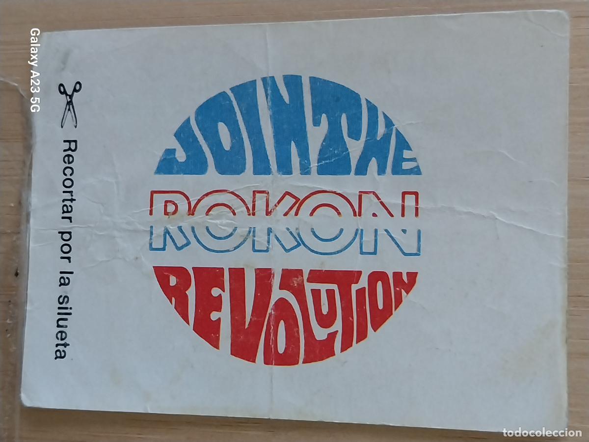 Coleccionismo cromos antiguos: ROKON LOGO BIMBO PASTELITOS A&Ntilde;O 1975 MUNDO MOTOS CROMO 42 C SIN PEGAR NUNCA