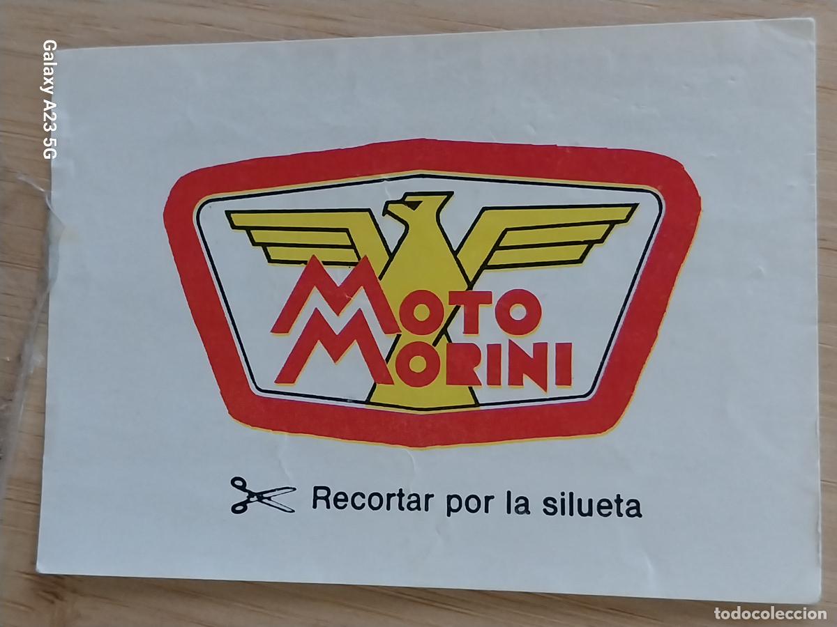Coleccionismo cromos antiguos: MORINI LOGO BIMBO PASTELITOS A&Ntilde;O 1975 MUNDO MOTOS CROMO 47 A SIN PEGAR NUNCA