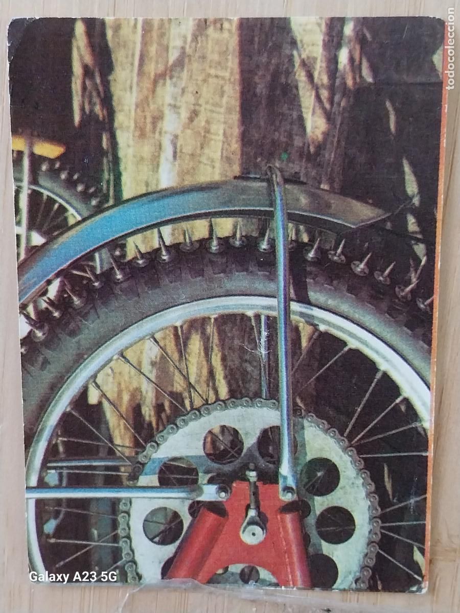 Coleccionismo cromos antiguos: BIMBO PASTELITOS A&Ntilde;O 1975 MUNDO MOTOS CROMO 75 SIN PEGAR NUNCA +