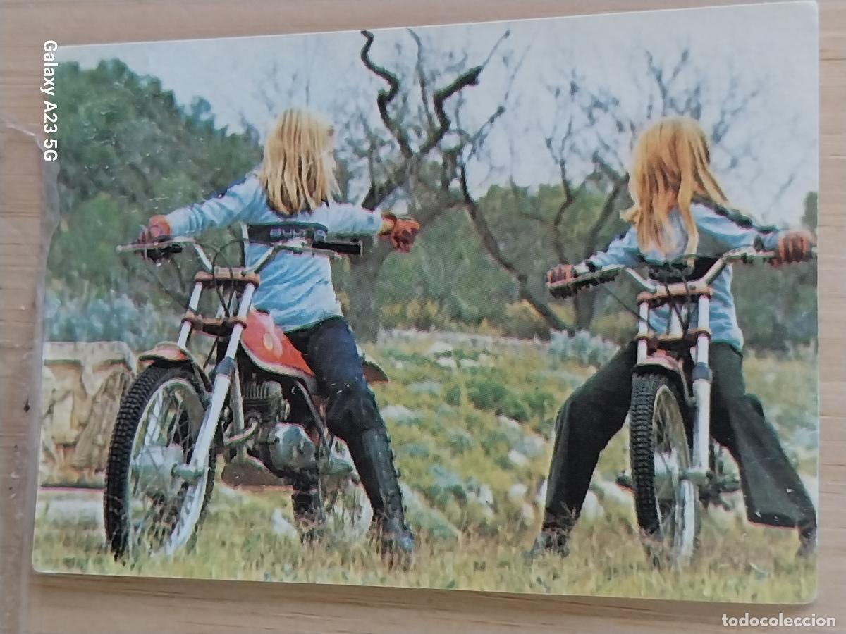 Coleccionismo cromos antiguos: VESTERINEN I BIMBO PASTELITOS A&Ntilde;O 1975 MUNDO MOTOS CROMO 99 SIN PEGAR NUNCA +