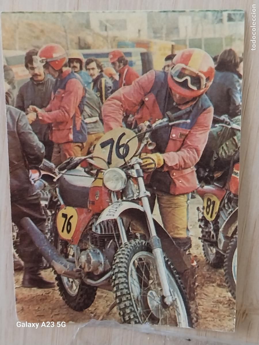 Coleccionismo cromos antiguos: BIMBO PASTELITOS A&Ntilde;O 1975 MUNDO MOTOS CROMO 21 SIN PEGAR NUNCA +++