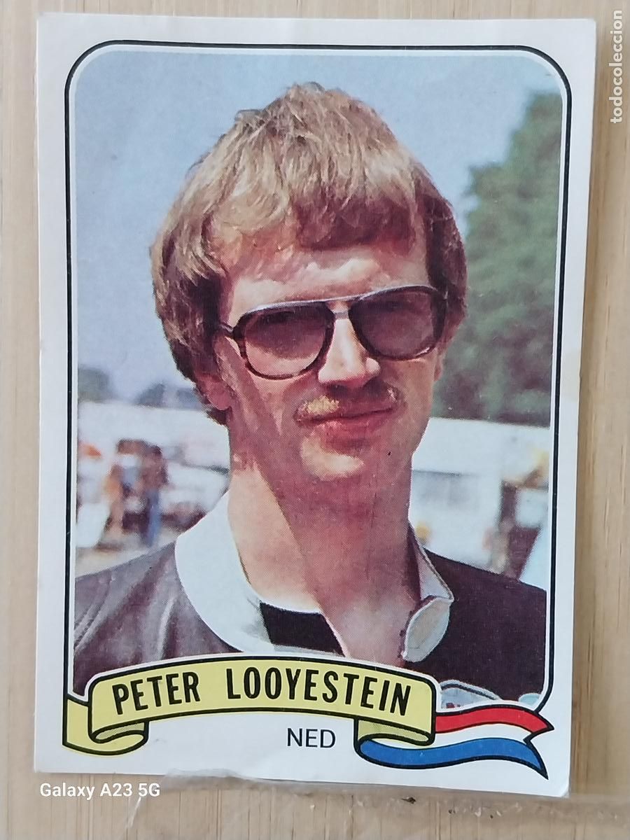 Coleccionismo cromos antiguos: PETER LOOYESTEIN NEDERLANDEN MOTO SPORT PANINI CROMO 17 SIN PEGAR NUNCA