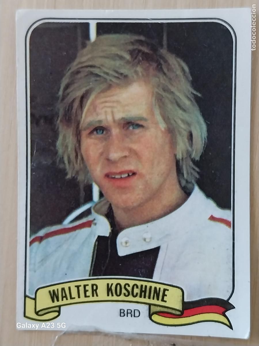 Coleccionismo cromos antiguos: WALTER KOSCHINE MOTO SPORT PANINI CROMO 30 SIN PEGAR NUNCA