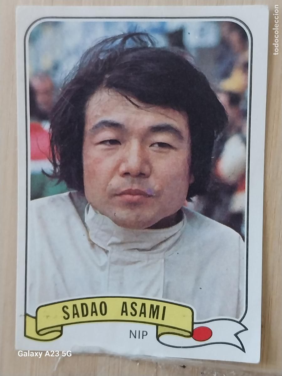Coleccionismo cromos antiguos: SADAO ASAMI MOTO SPORT PANINI CROMO 43 SIN PEGAR NUNCA