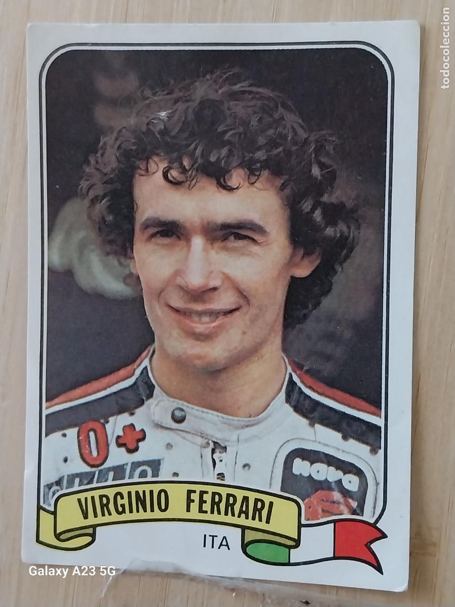 Coleccionismo cromos antiguos: VIRGINIO FERRARI MOTO SPORT PANINI CROMO 48 * SIN PEGAR NUNCA