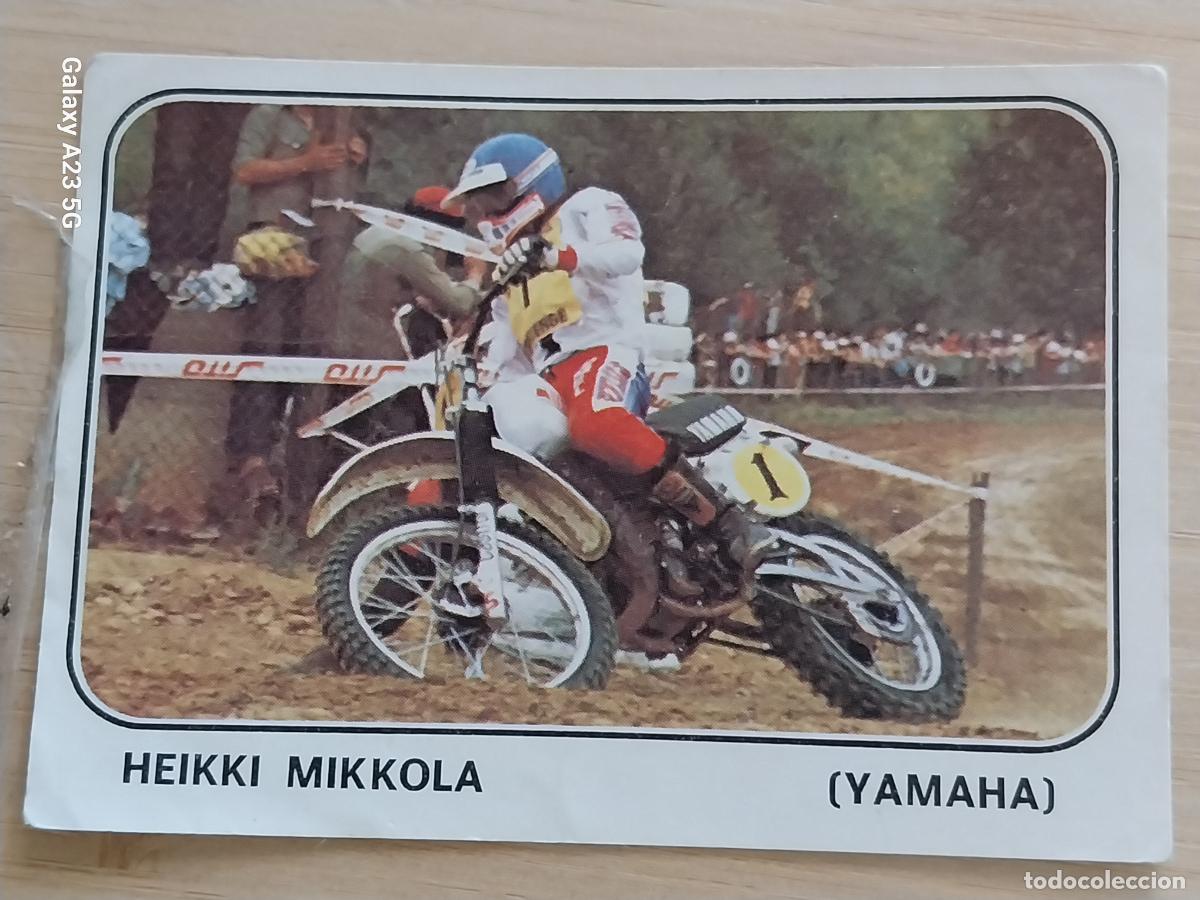 Coleccionismo cromos antiguos: HEIKKI MIKKOLA YAMAHA MOTO SPORT PANINI CROMO 201 * SIN PEGAR NUNCA