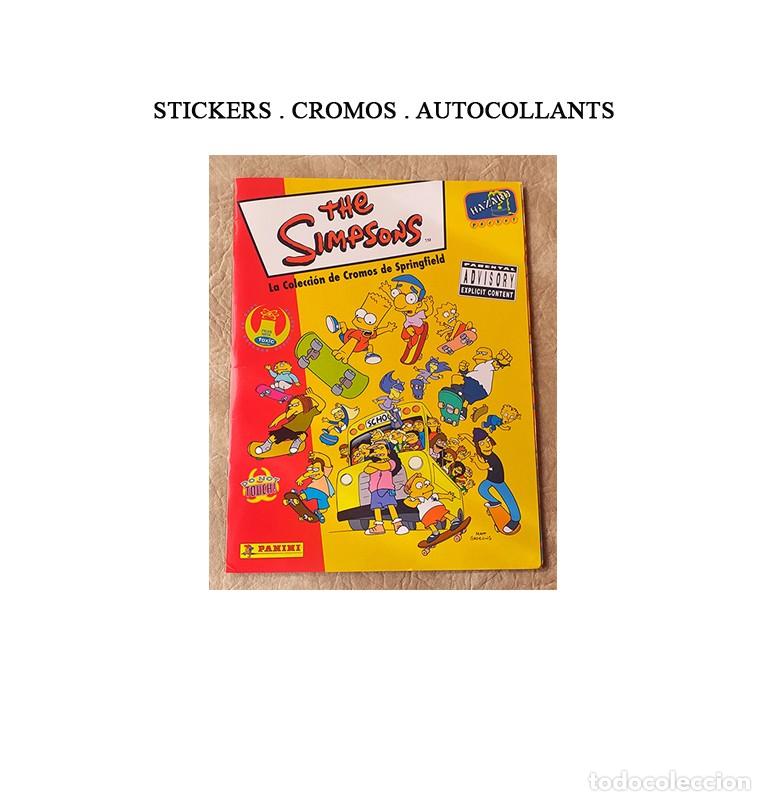 Coleccionismo cromos antiguos: Lote de 85 cromos de Los Simpsons springfield I, panini