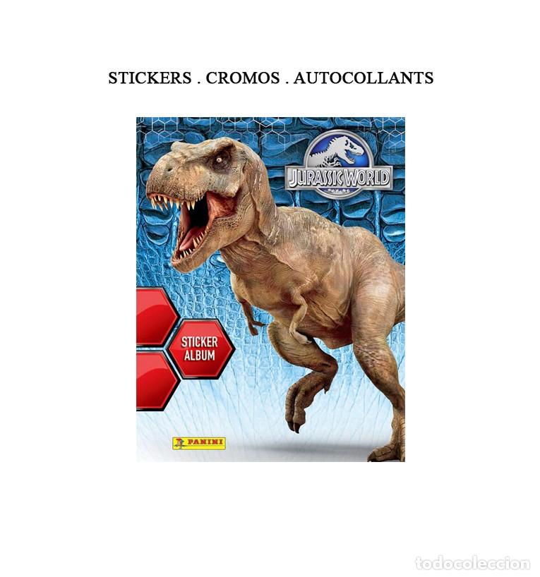 Coleccionismo cromos antiguos: Lote de 47 cromos de Jurassic world, panini