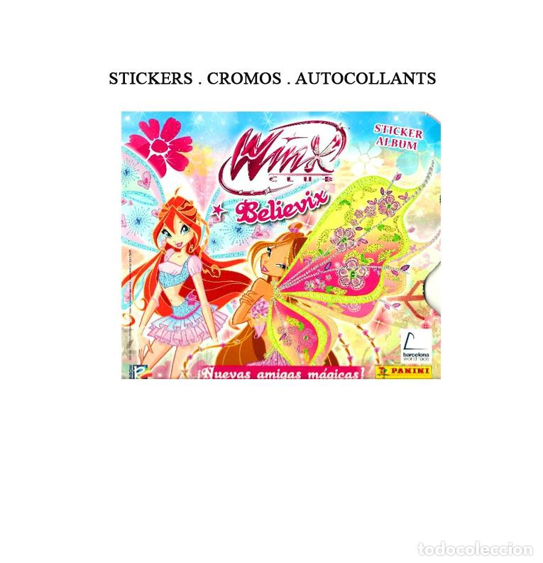 Coleccionismo cromos antiguos: Lote de 6 cromos winx club believix