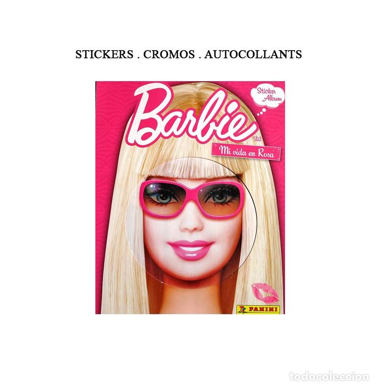 Coleccionismo cromos antiguos: Lote de 3 cromos Barbie mi vida en rosa, panini