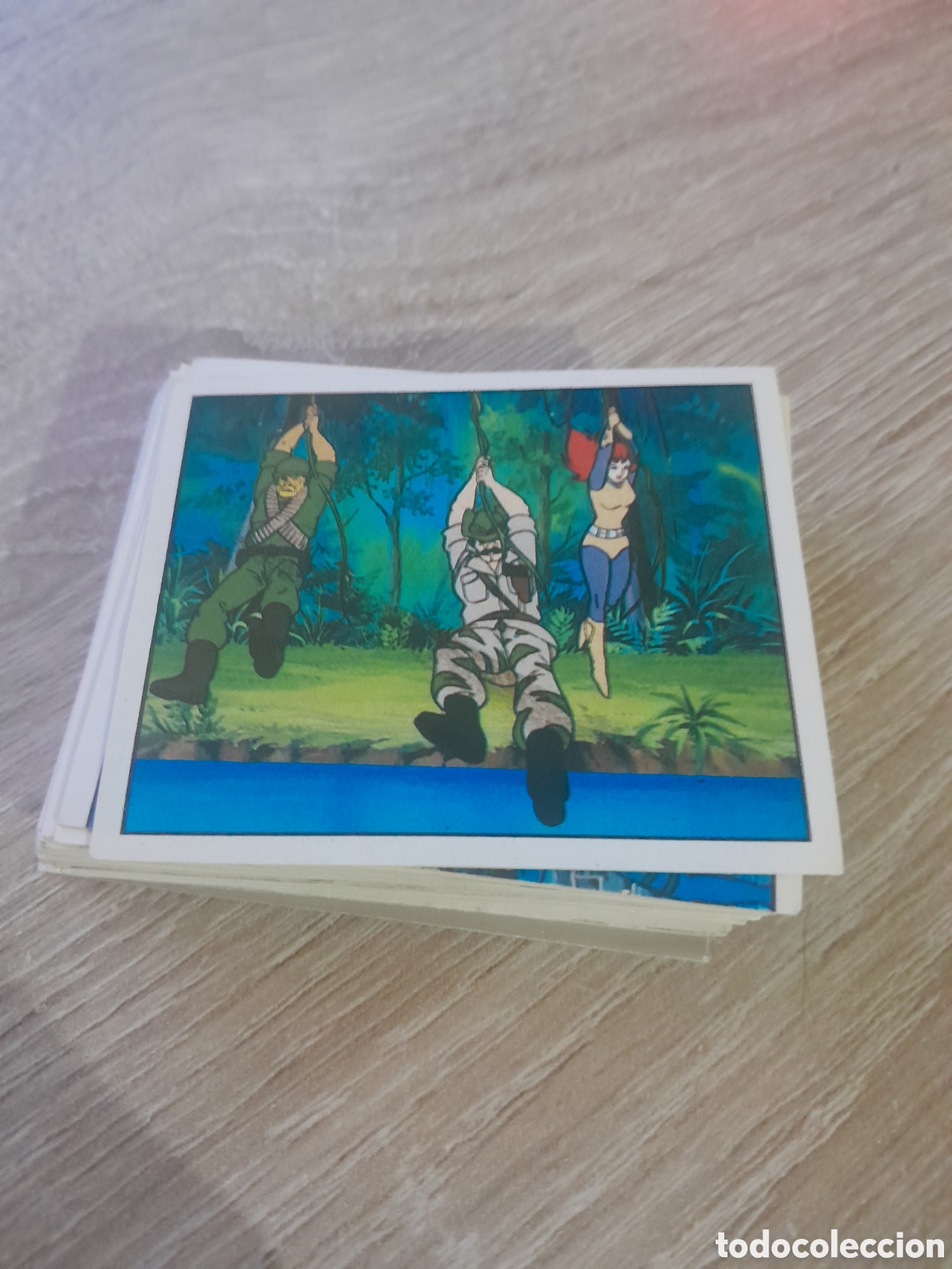 Collectionnisme Cartes &agrave; collectionner anciennes: Cromo n&ordm; 52 gijoe panini nunca pegado