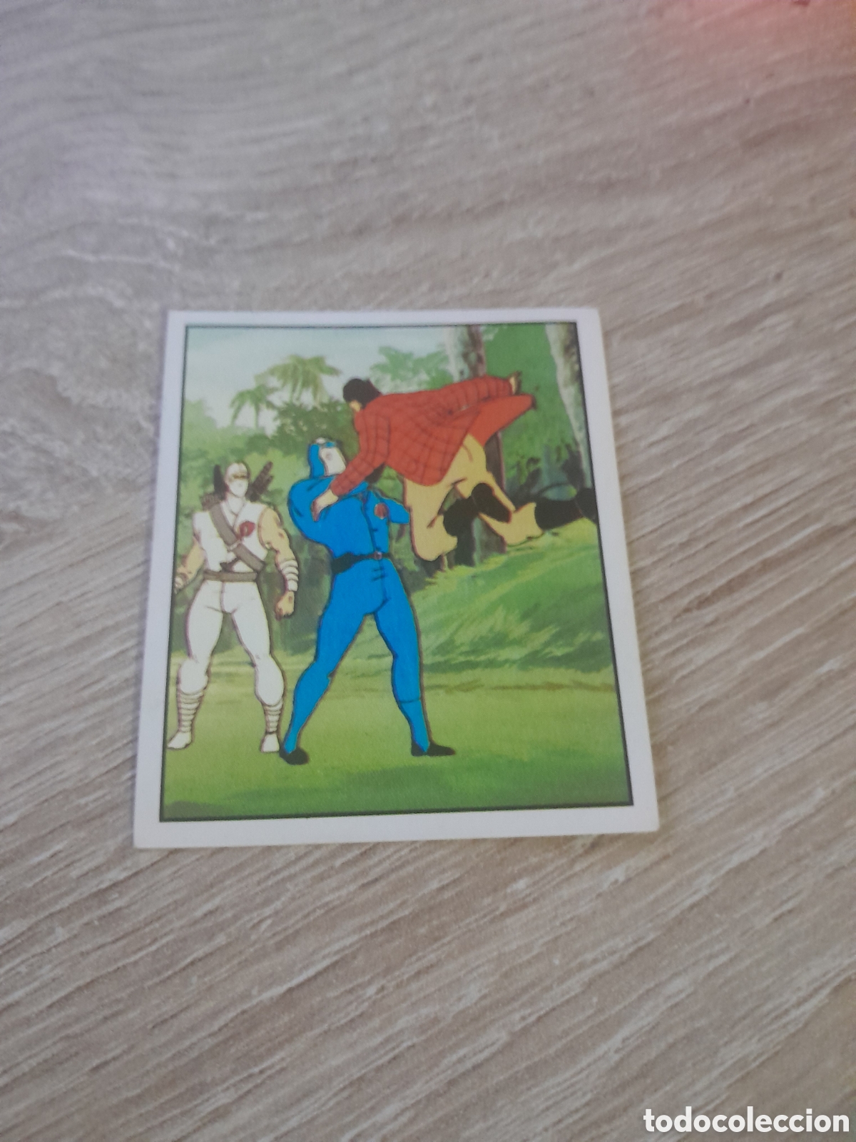 Collectionnisme Cartes &agrave; collectionner anciennes: Cromo n&ordm; 216 gijoe panini nunca pegado