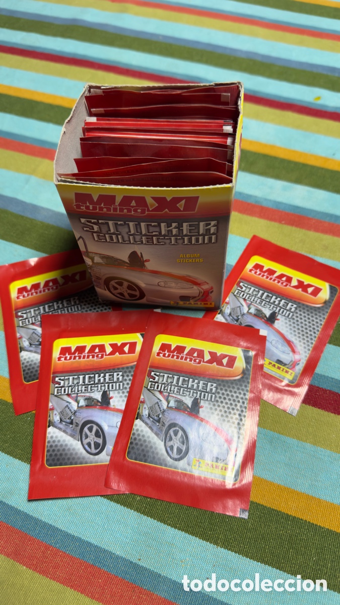 Coleccionismo cromos antiguos: 10 sobres cromos Maxi Tuning Sin abrir