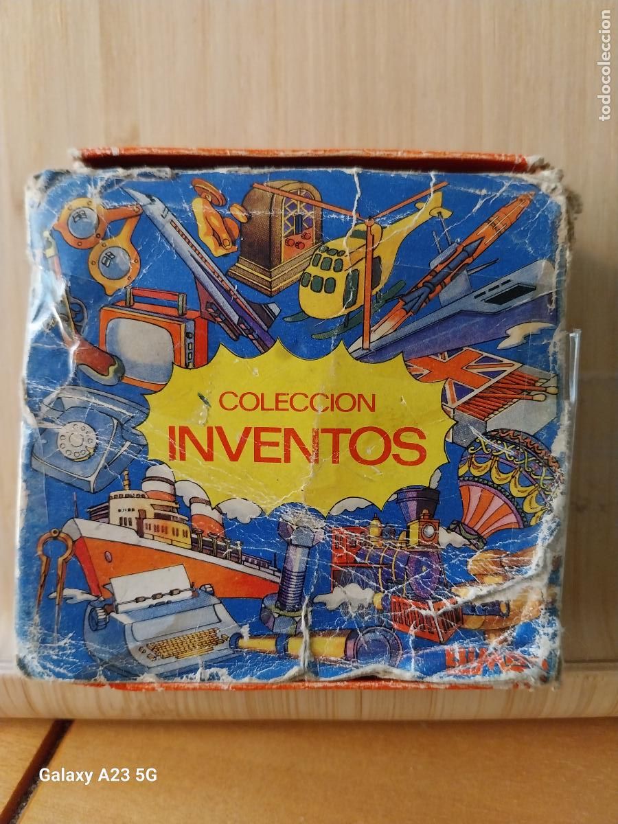 Coleccionismo cromos antiguos: BIMBO INVENTOS A&Ntilde;O 1973 CAJA VAC&Iacute;A 9X9X3CMS ORIGINAL MUY SOBADA