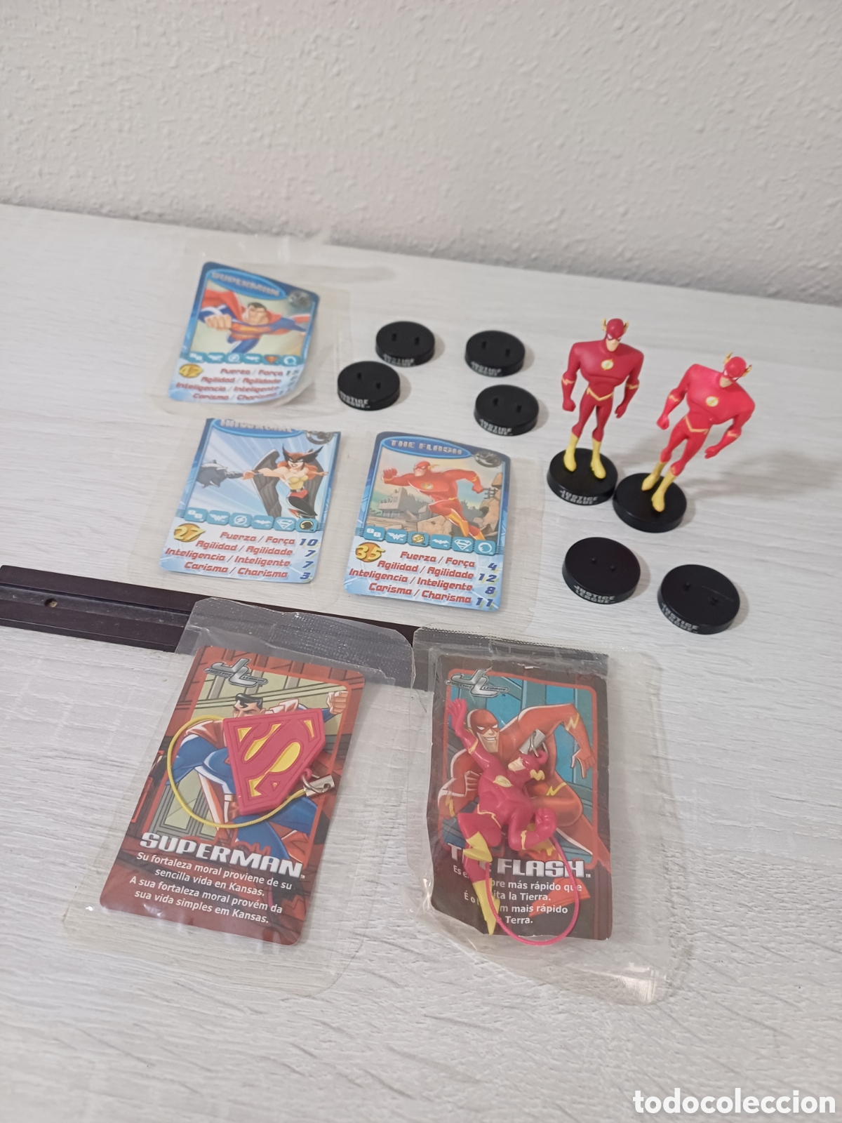 Coleccionismo cromos antiguos: LOTE CROMO MU&Ntilde;ECOS SUPER H&Eacute;ROES DC, PHOSKITOS