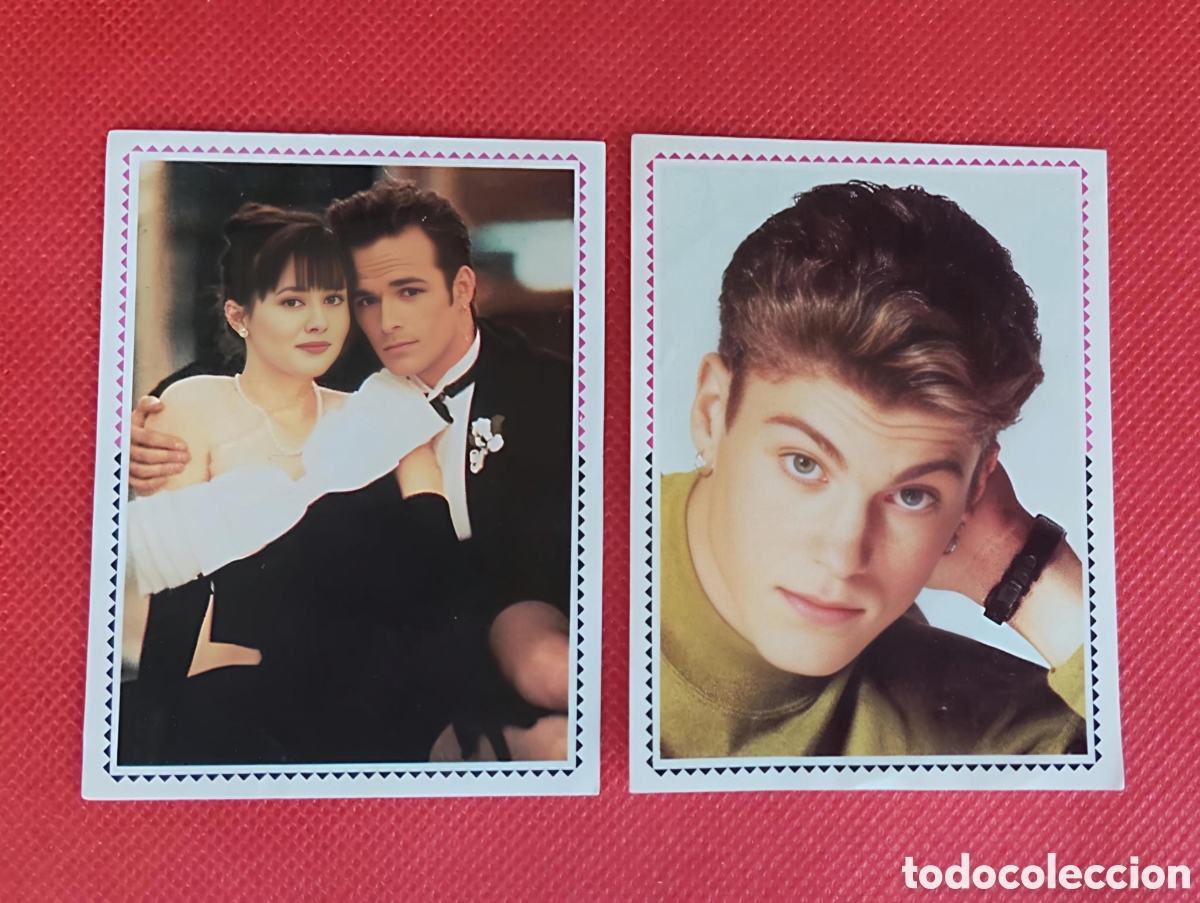 Coleccionismo cromos antiguos: Cromos Sensaci&oacute;n de Vivir (Beverly Hills 90210) - Ediciones Este 1991 - Vintage