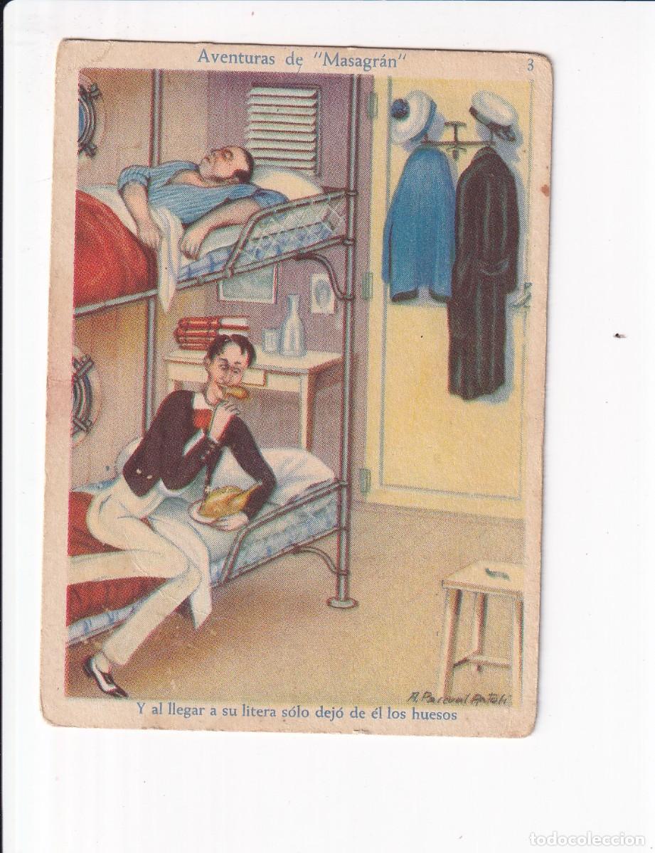 Coleccionismo cromos antiguos: AVENTURAS DE &rdquo;MASAGRAN&rdquo; : NUMERO 3 .- CHOCOLATES AMATLLER