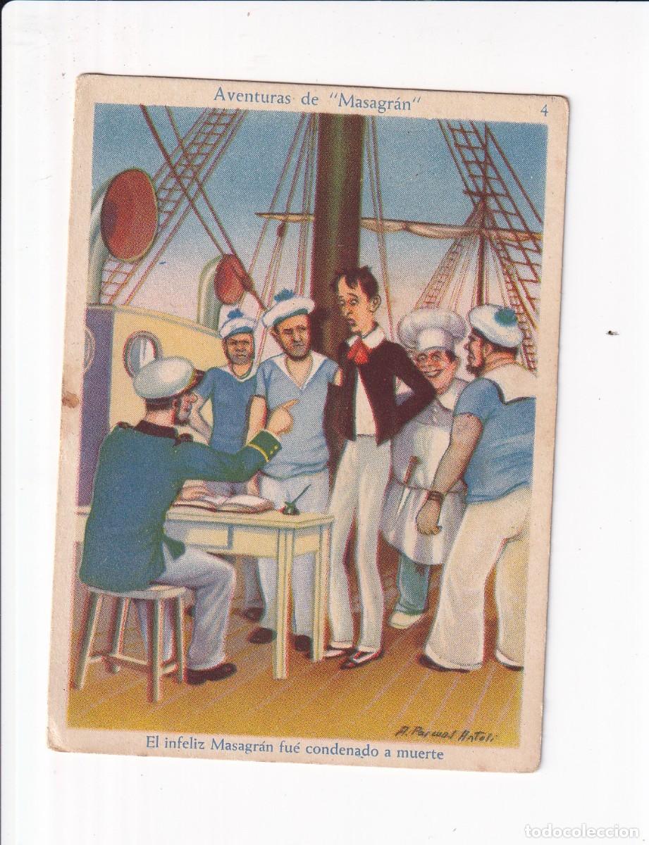 Coleccionismo cromos antiguos: AVENTURAS DE &rdquo;MASAGRAN&rdquo; : NUMERO 4 .- CHOCOLATES AMATLLER