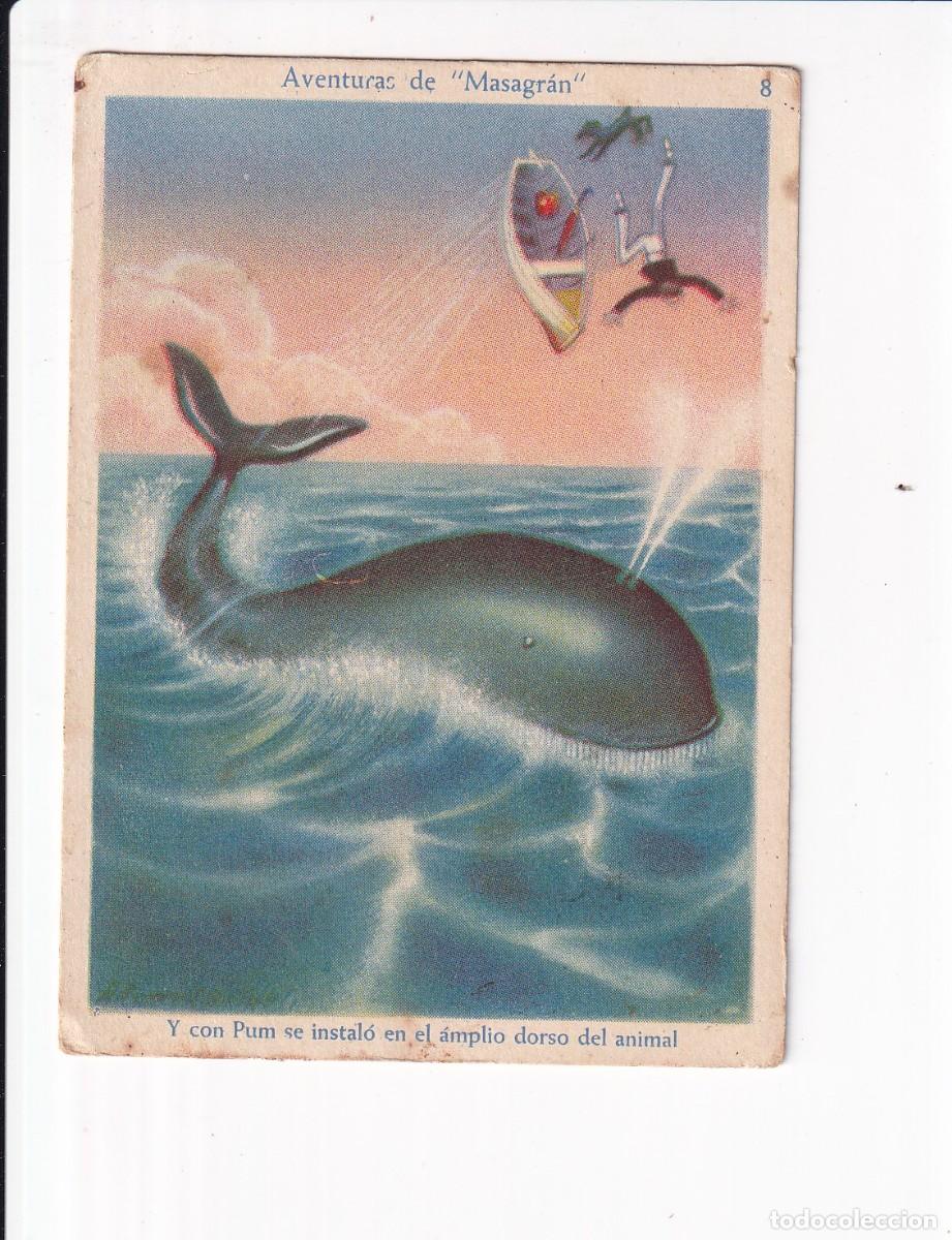 Coleccionismo cromos antiguos: AVENTURAS DE &rdquo;MASAGRAN&rdquo; : NUMERO 8 .- CHOCOLATES AMATLLER
