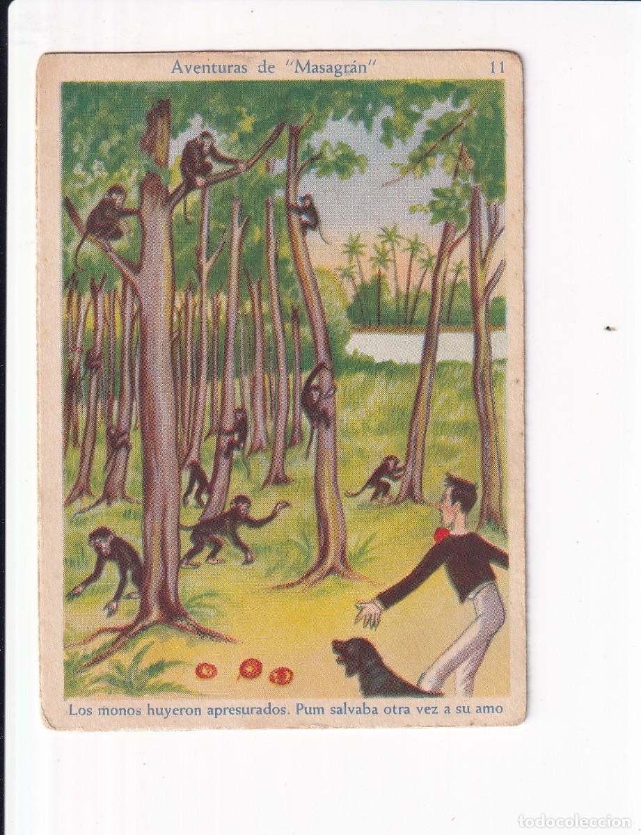 Coleccionismo cromos antiguos: AVENTURAS DE &rdquo;MASAGRAN&rdquo; : NUMERO 11 .- CHOCOLATES AMATLLER
