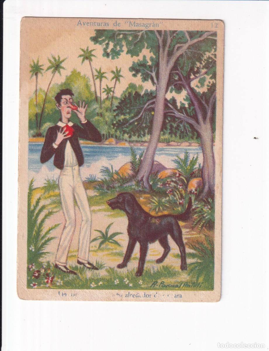 Coleccionismo cromos antiguos: AVENTURAS DE &rdquo;MASAGRAN&rdquo; : NUMERO 12 .- CHOCOLATES AMATLLER