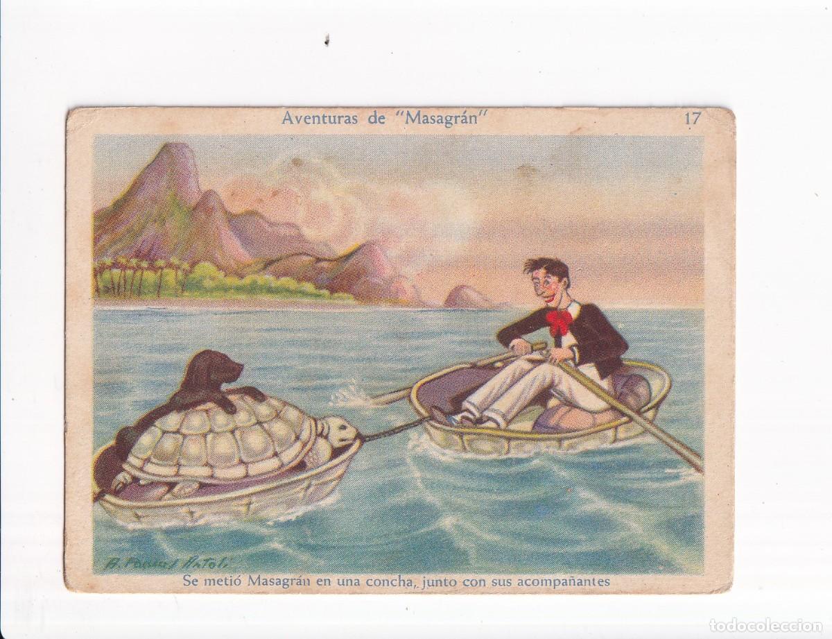 Coleccionismo cromos antiguos: AVENTURAS DE &rdquo;MASAGRAN&rdquo; : NUMERO 17 .- CHOCOLATES AMATLLER