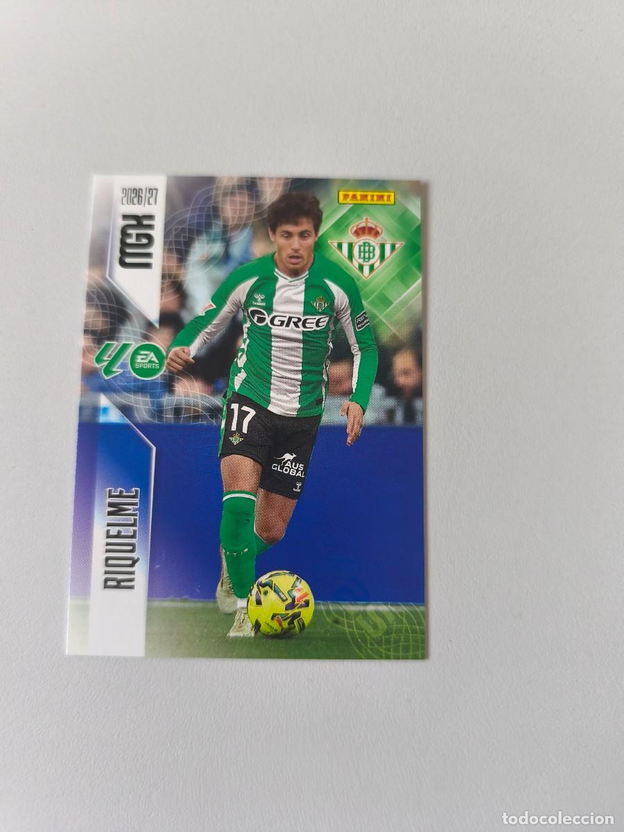 Coleccionismo cromos antiguos: MGK 2026 2027 26 27 PANINI RIQUELME BETIS 105 H4