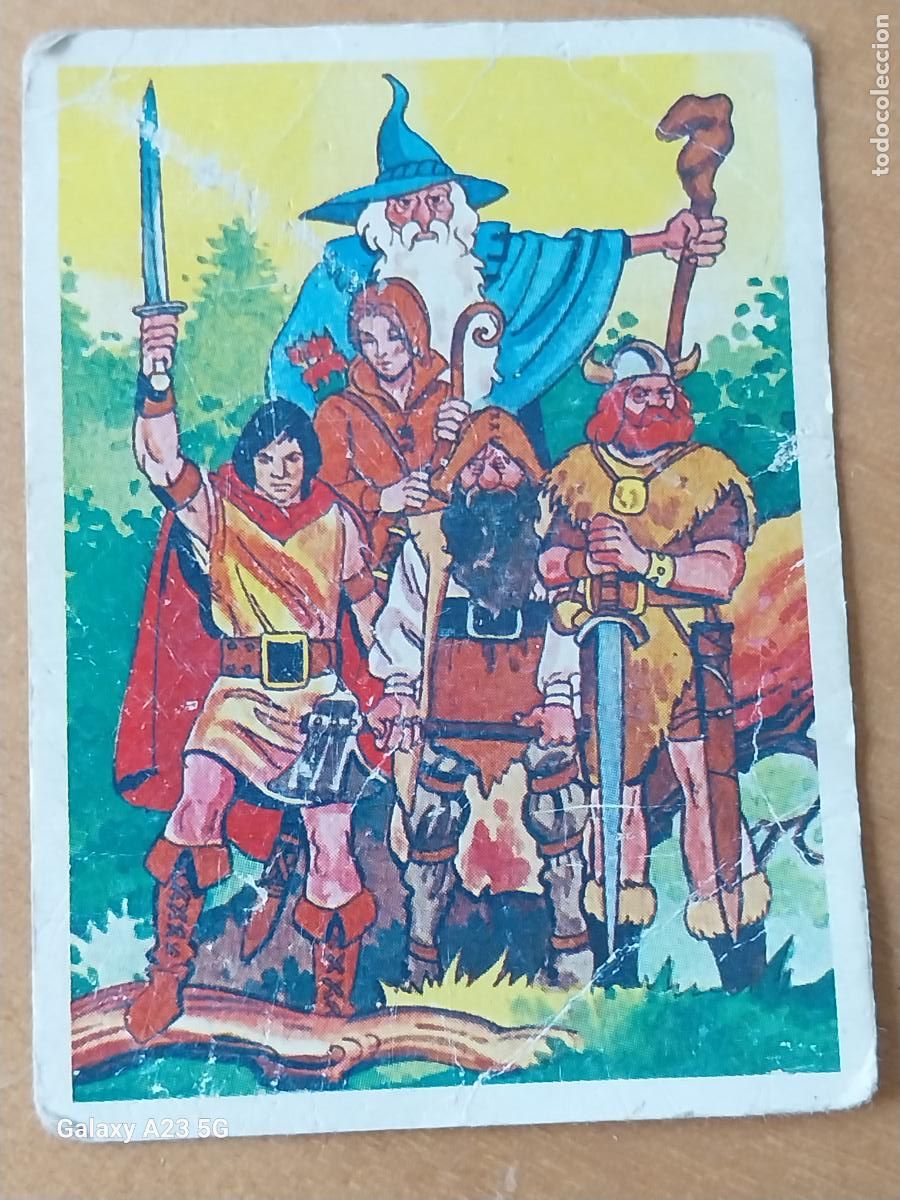 Coleccionismo cromos antiguos: SE&Ntilde;OR DE LOS ANILLOS A&Ntilde;O 1981 FESTIVAL CROMO SIN PEGAR NUNCA SOBADO