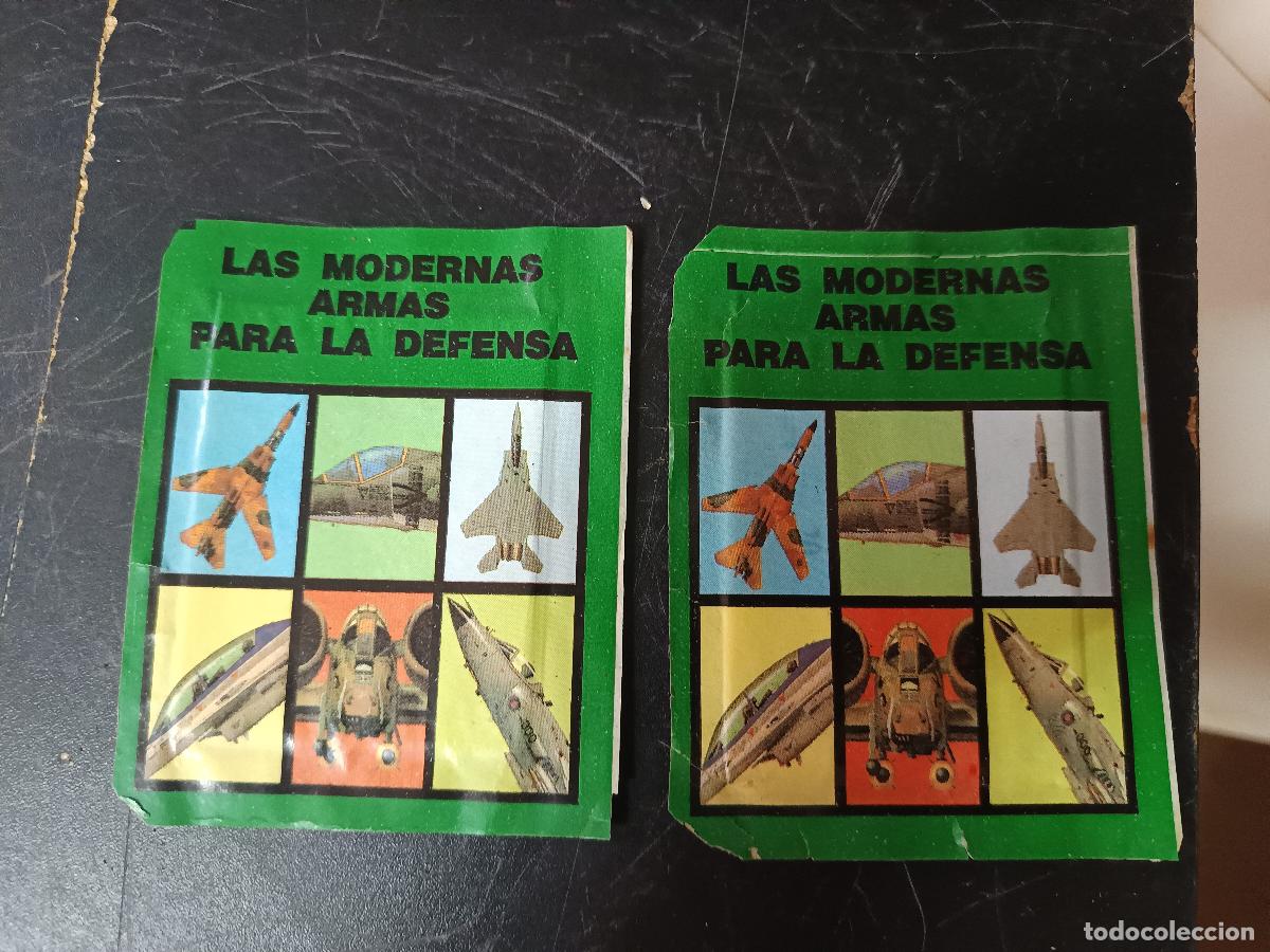 Coleccionismo cromos antiguos: DOS SOBRES SIN ABRIR DE LAS MODERNAS ARMAS PARA LA DEFENSA, SPORTIL SA