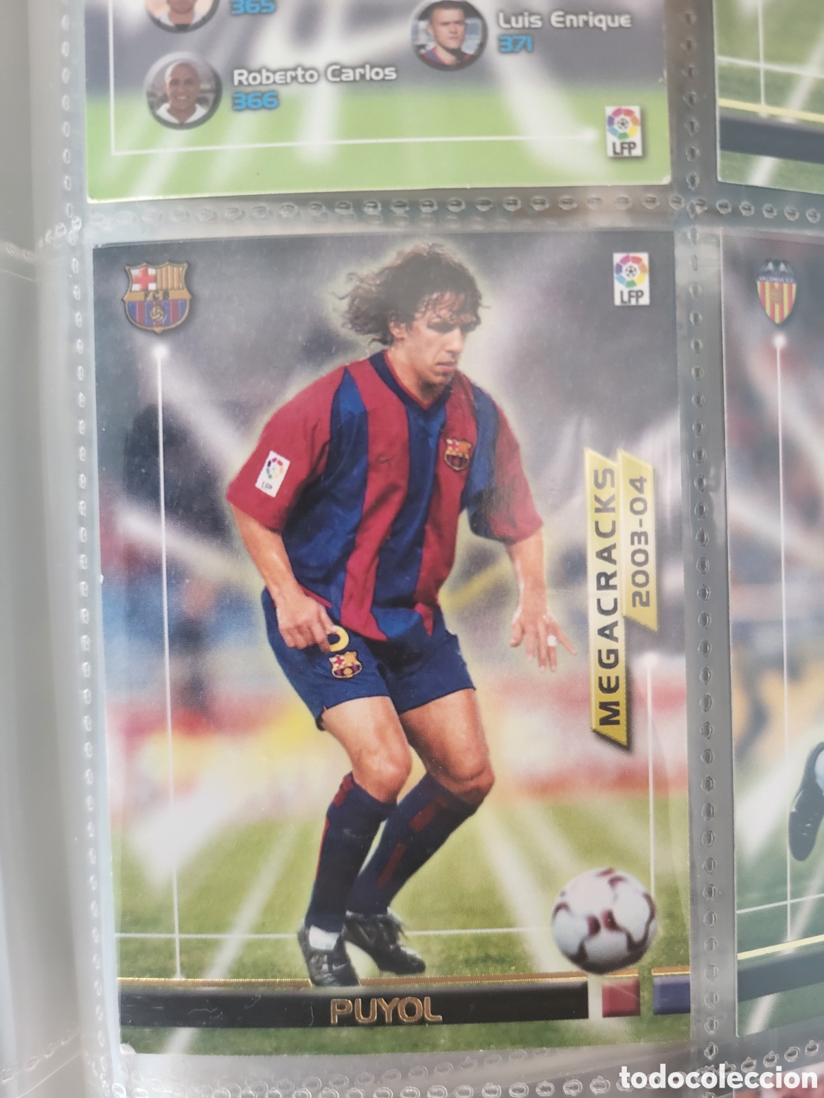 Coleccionismo cromos antiguos: Lote 8 MegaFichas Mega Cracks 2003-04 Bar&ccedil;a Puyol Saviola Kluivert
