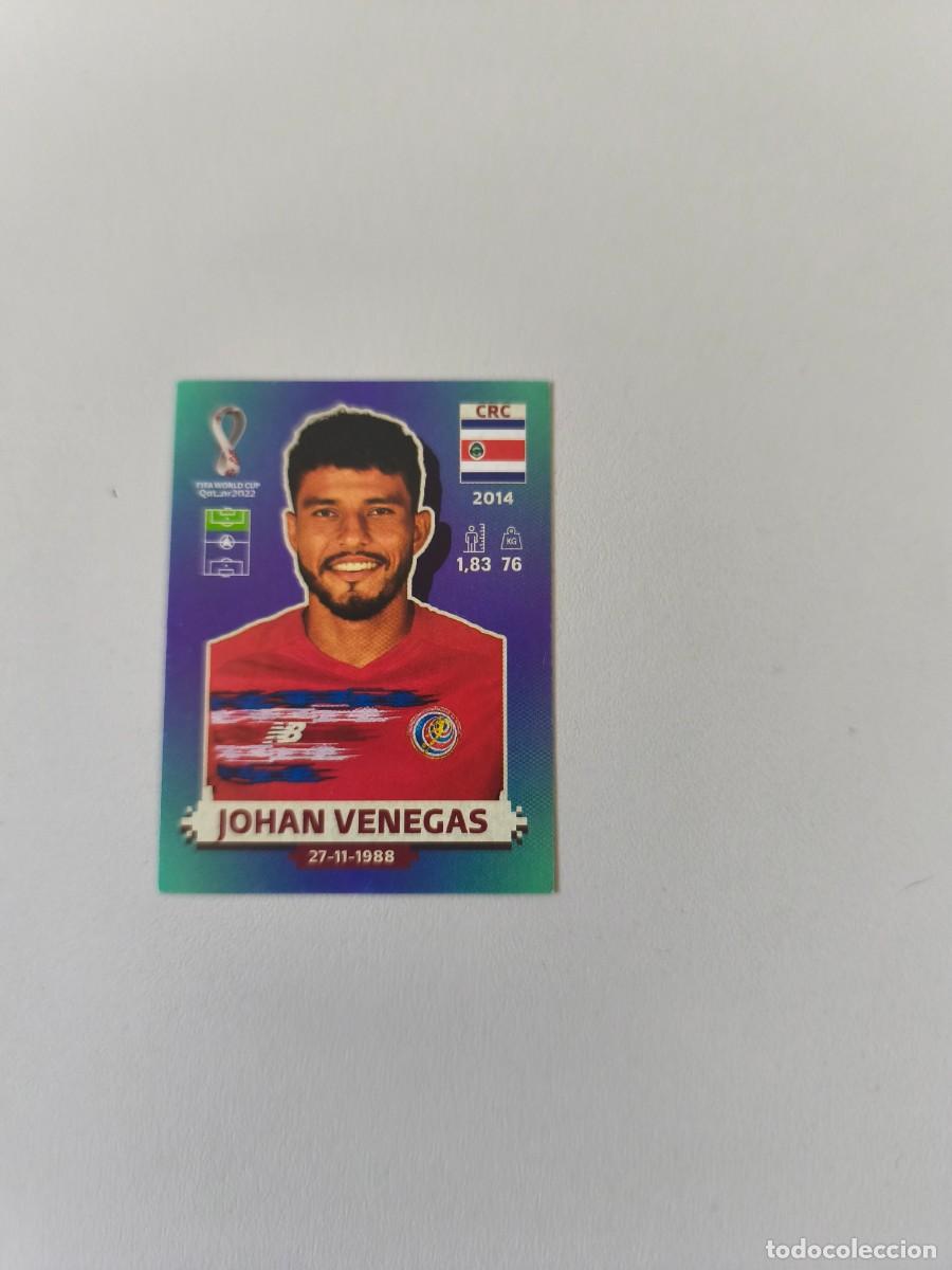 Coleccionismo cromos antiguos: FIFA WORLD CUP QATAR 2022 PANINI JOHAN VENEGAS 20 CRM2