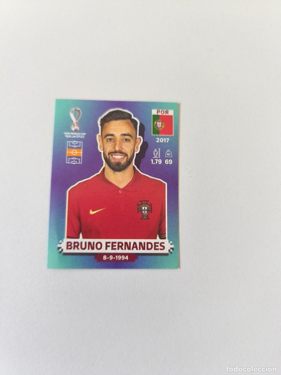Coleccionismo cromos antiguos: FIFA WORLD CUP QATAR 2022 PANINI BRUNO FERNANDES POR 12 CRM2