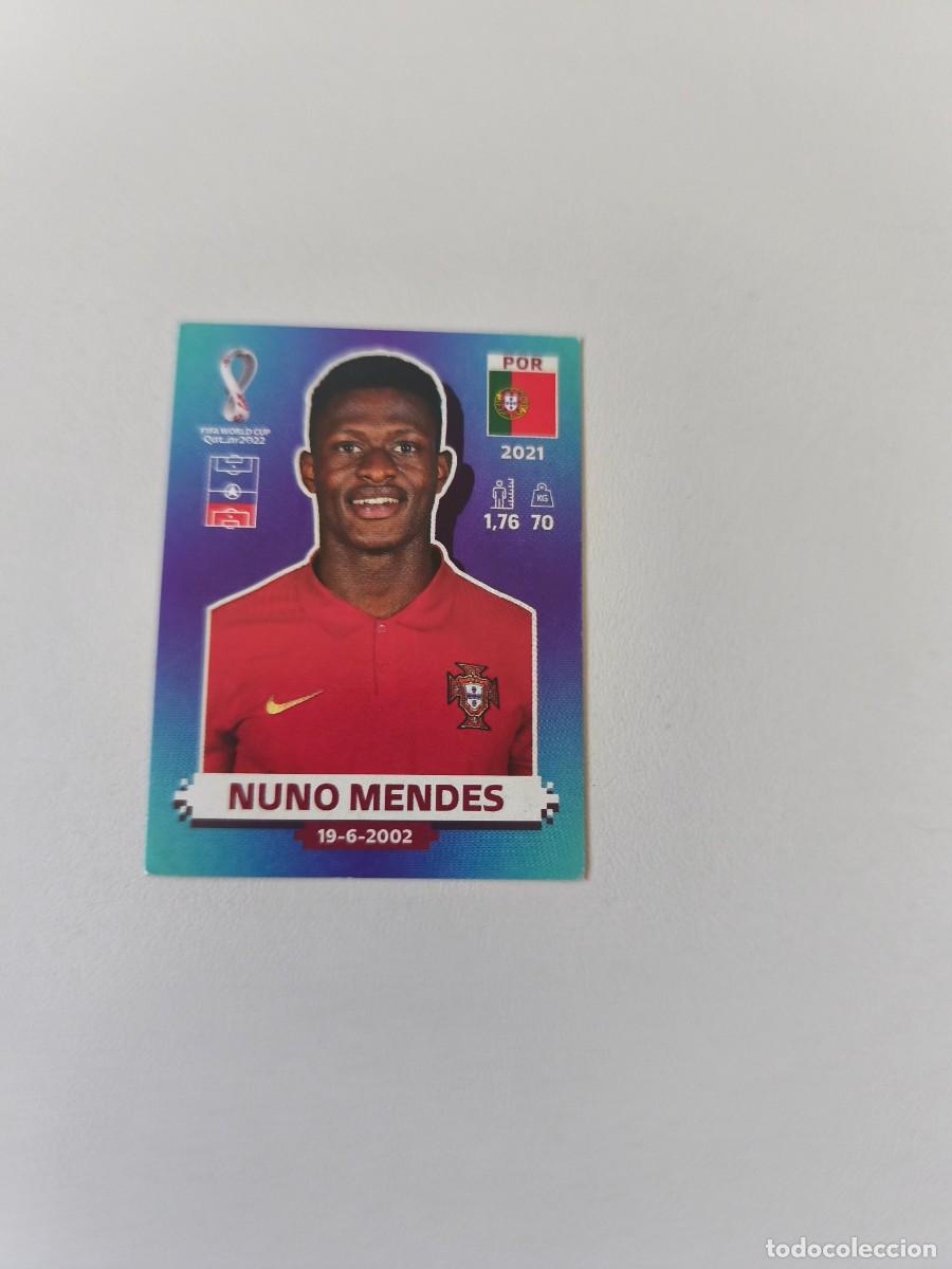Coleccionismo cromos antiguos: FIFA WORLD CUP QATAR 2022 PANINI NUNO MENDES POR 7 CRM2