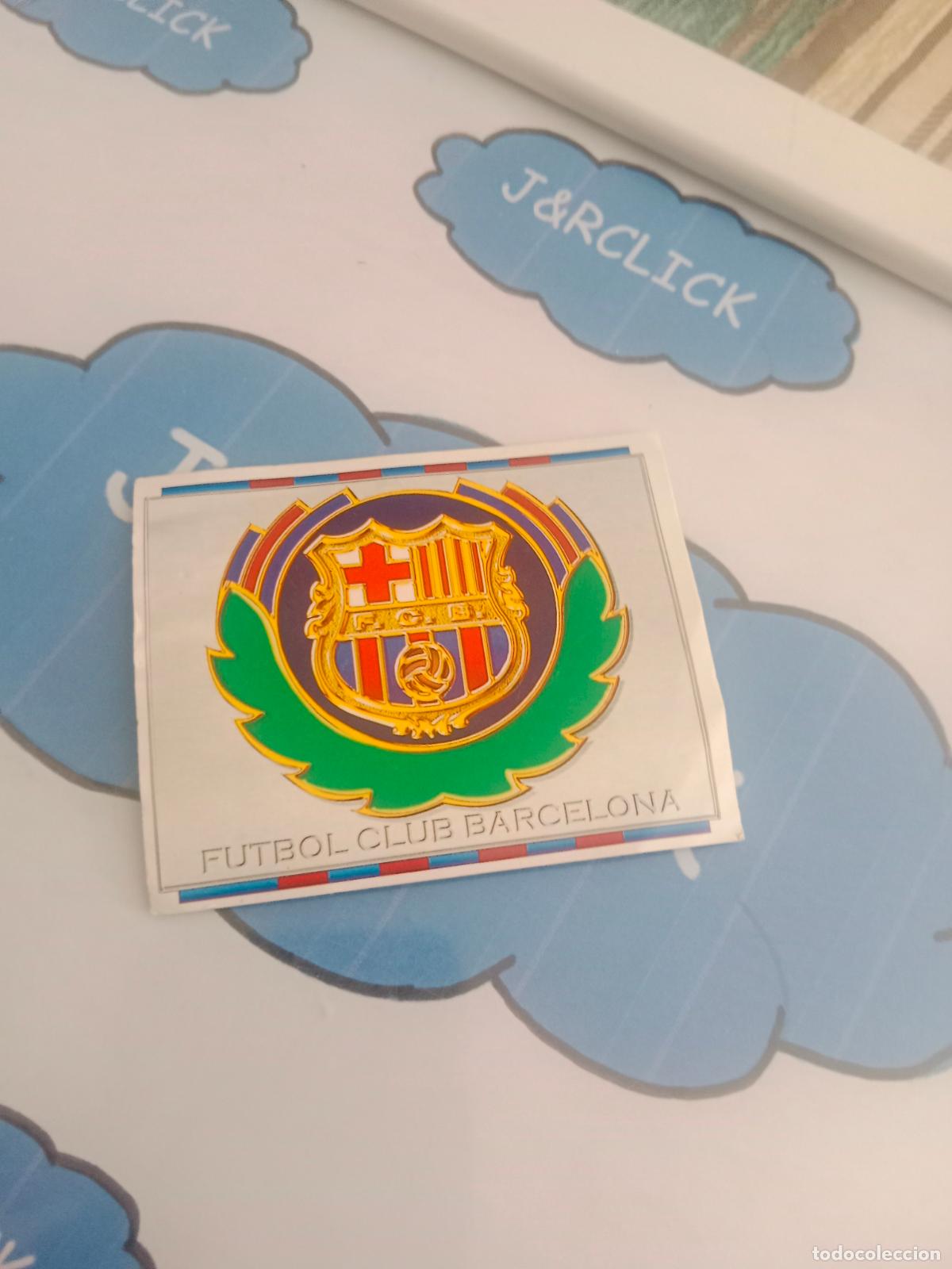 Coleccionismo cromos antiguos: Cromo futbol escudo Barcelona Barsa