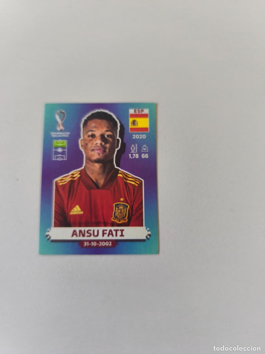 Coleccionismo cromos antiguos: FIFA WORLD CUP QATAR 2022 PANINI ANSU FATI ESP 17 CRM2