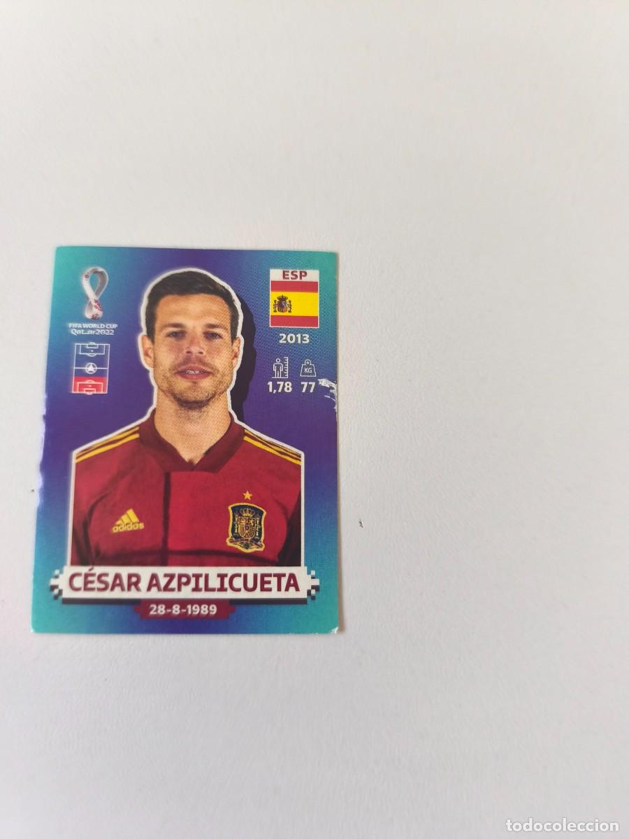 Coleccionismo cromos antiguos: FIFA WORLD CUP QATAR 2022 PANINI CESAR AZPILICUETA ESP 5 CRM2