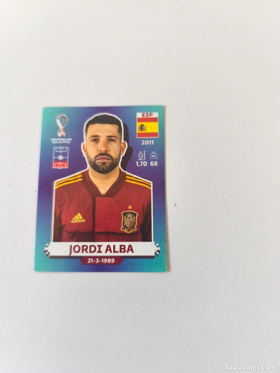 Coleccionismo cromos antiguos: FIFA WORLD CUP QATAR 2022 PANINI JORDI ALBA ESP 7 CRM2