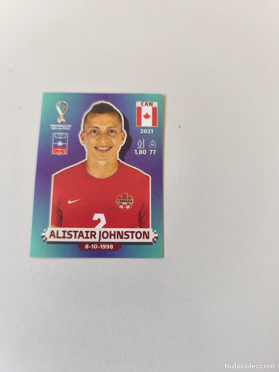 Coleccionismo cromos antiguos: FIFA WORLD CUP QATAR 2022 PANINI ALISTAIR JOHNSTON CAN 7 CRM2