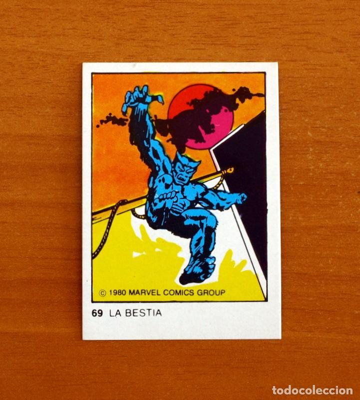 Coleccionismo cromos antiguos: Superh&eacute;roes - N&ordm; 69, La Bestia - Marvel 1980 Comics Group - Chocolates Terrabusi - Nunca Pegado