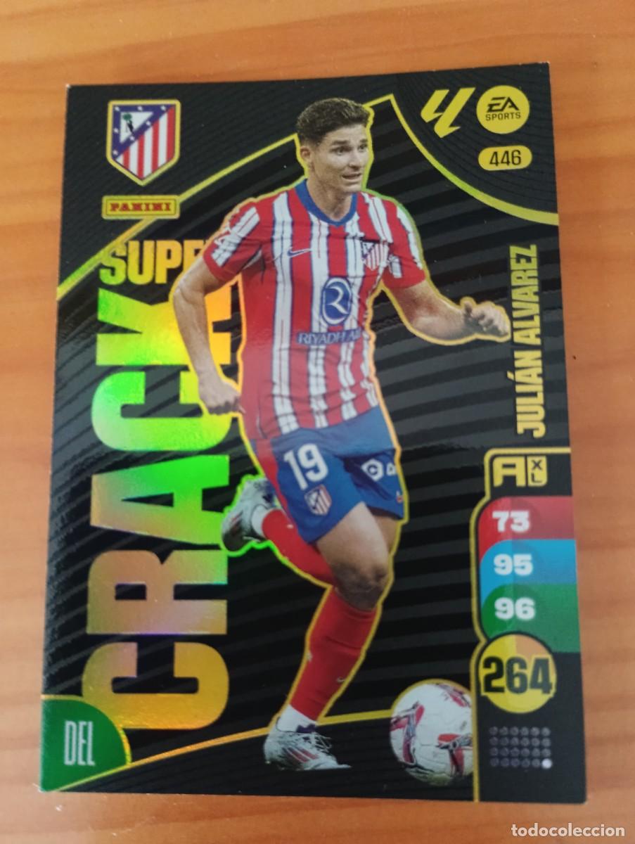 Coleccionismo cromos antiguos: FICHA N&ordm; 446 JULIAN ALVAREZ ADRENALYN 24 25 PANINI 2024 - 25 CROMO SUPER CRACK