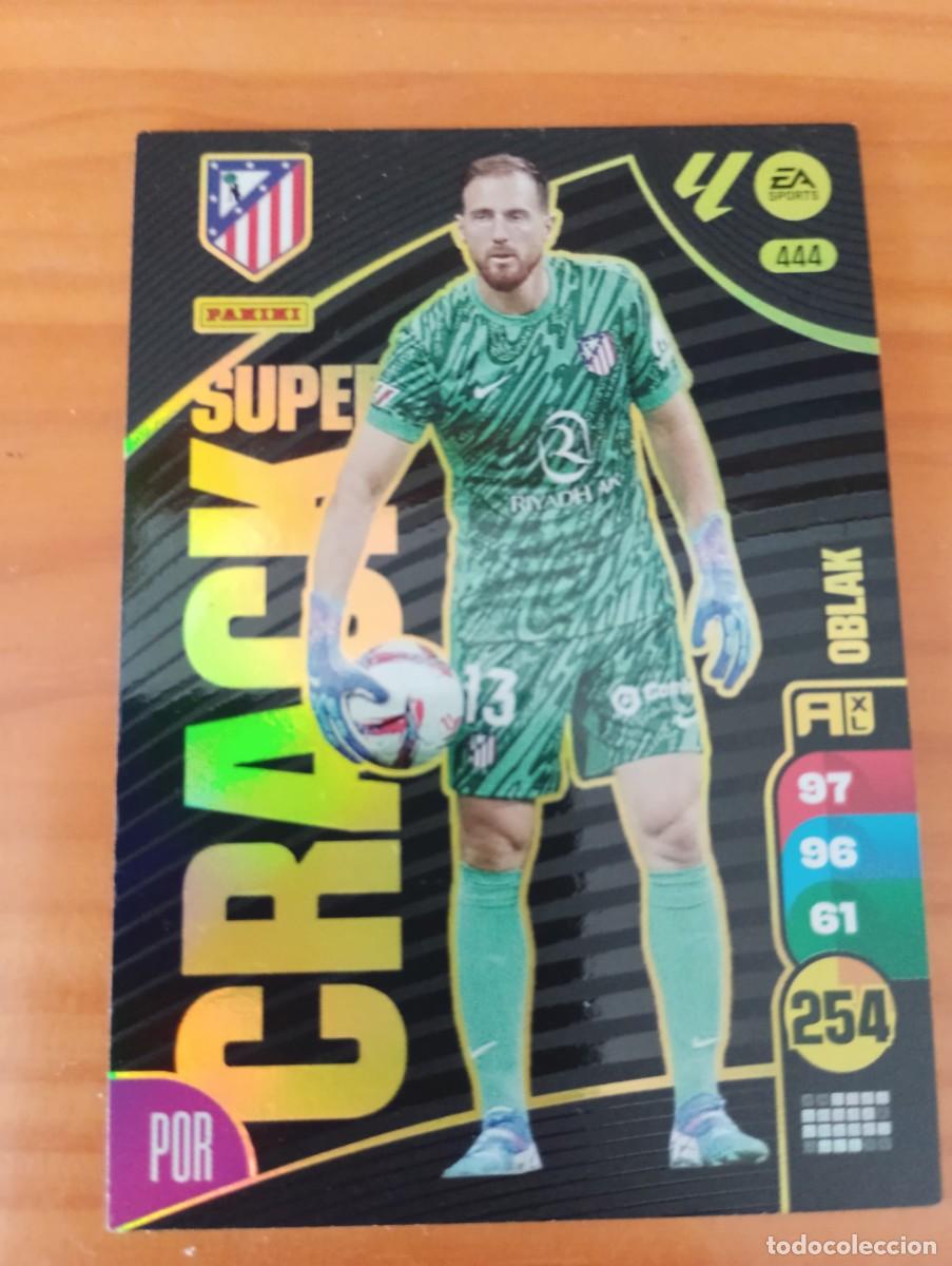 Coleccionismo cromos antiguos: TRADING CARD FUTBOL OBLAK ATLETICO DE MADRID N&ordm; 444 LIGA ADRENALYN XL 2024-2025/24-25