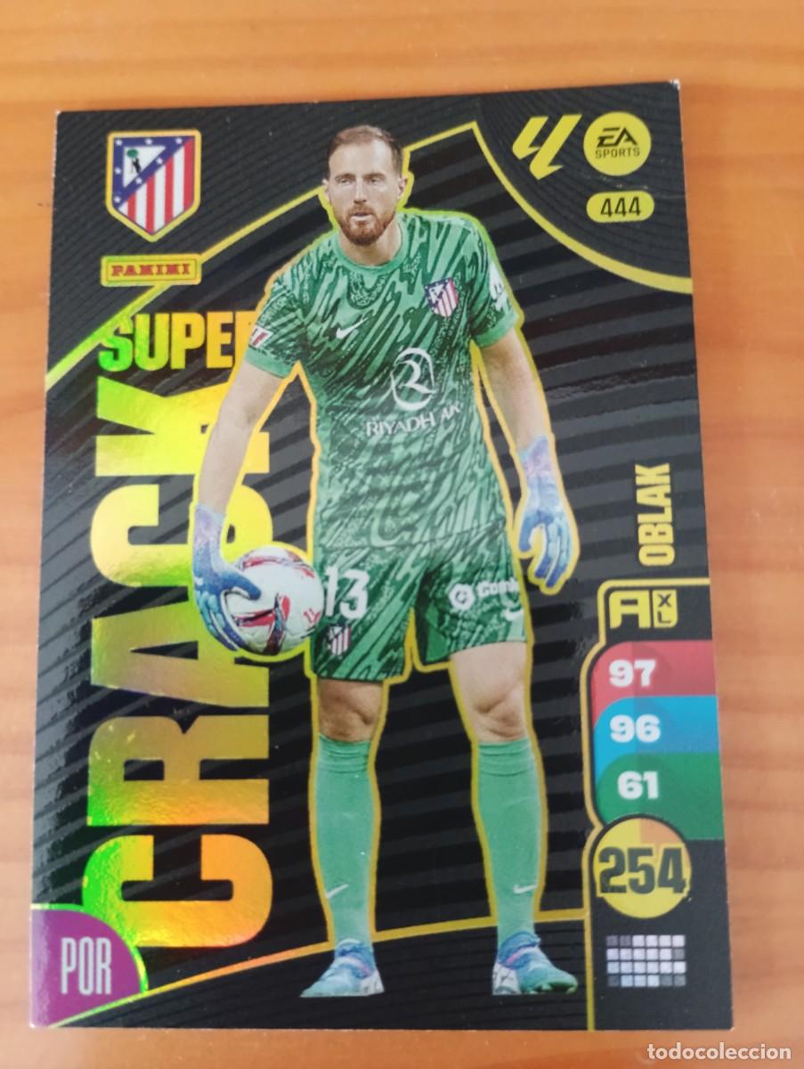 Coleccionismo cromos antiguos: TRADING CARD FUTBOL OBLAK ATLETICO DE MADRID N&ordm; 444 LIGA ADRENALYN XL 2024-2025/24-25
