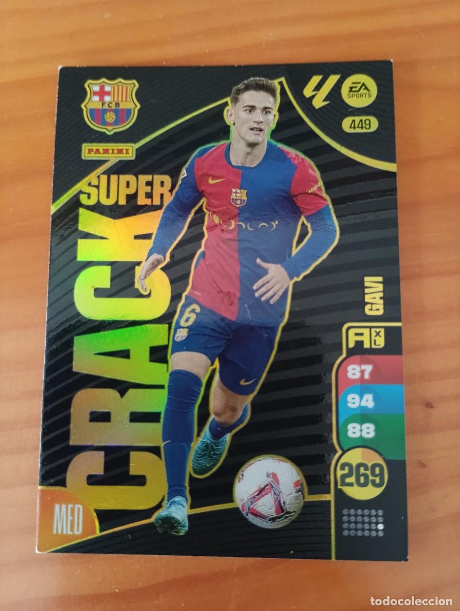 Coleccionismo cromos antiguos: ADRENALYN 2024 2025 24 25 - PANINI - N&ordm; 449 GAVI BARCELONA SUPER CRACK