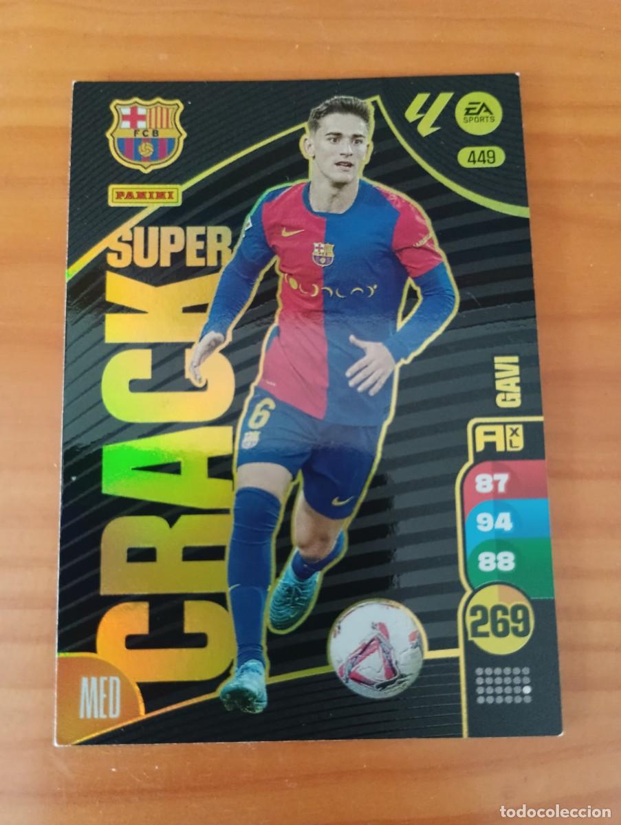 Coleccionismo cromos antiguos: ADRENALYN 2024 2025 24 25 - PANINI - N&ordm; 449 GAVI BARCELONA SUPER CRACK