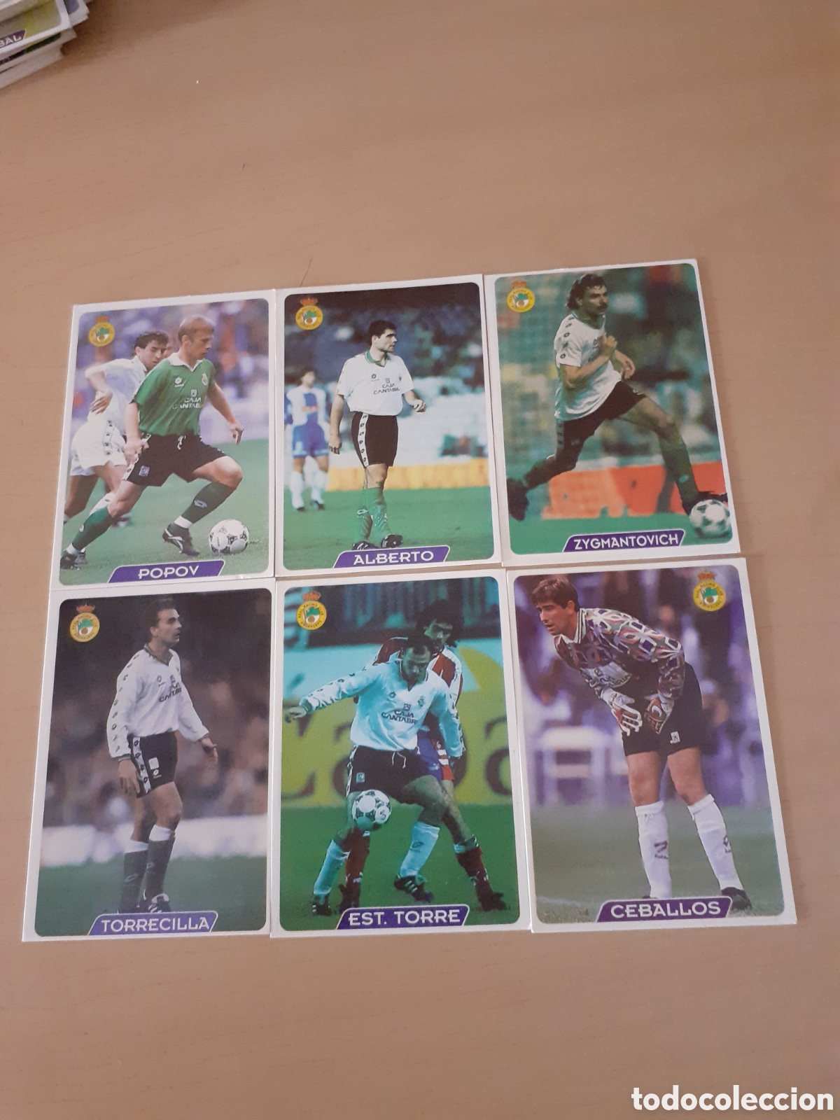Coleccionismo cromos antiguos: MUNDI CROMO LIGA 95 96 RACING SANTANDER MUY BUEN ESTADO